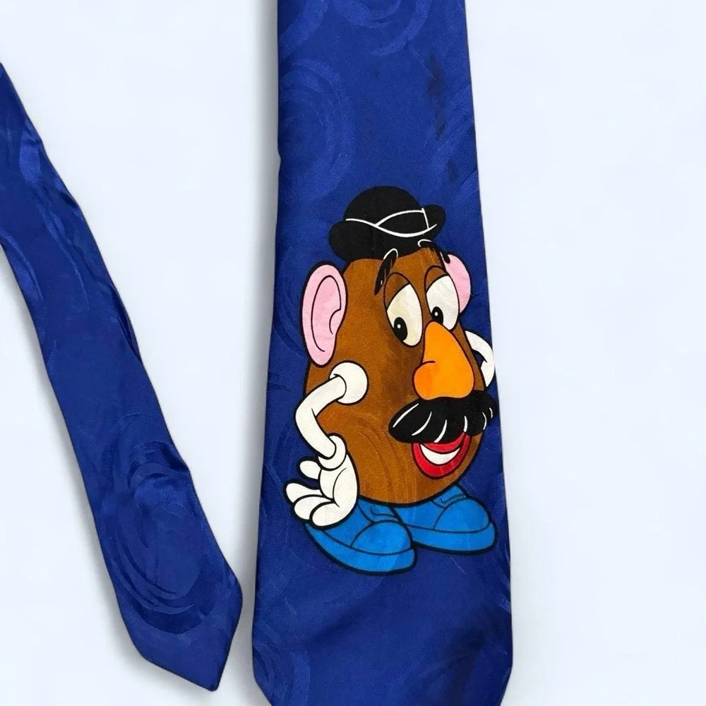 1995 Vintage Hasbro Disney Toy Story Mr Potato Head Tie Blue